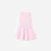 Pink Lace Bow Knit Dress Pink Lace Bow Knit Dress