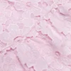 Pink Lace Collared Mini Dress Pink Lace Collared Mini Dress