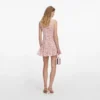 Pink Lace Crystal Mini Dress Pink Lace Crystal Mini Dress
