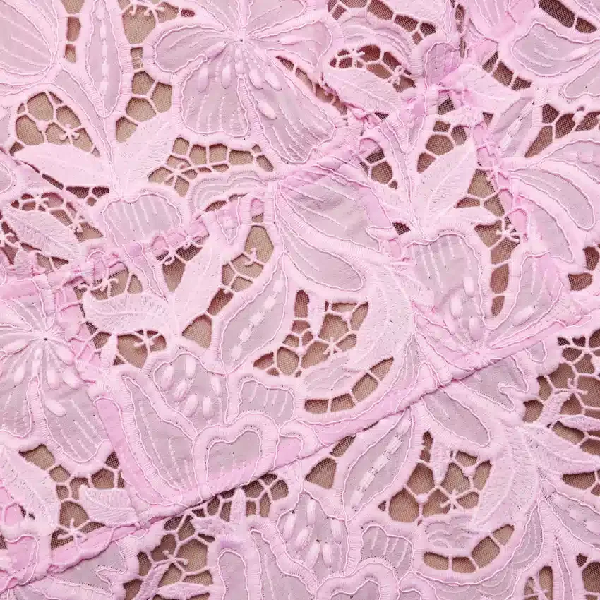 Pink Lace Flared Mini Dress Pink Lace Flared Mini Dress