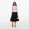 Pink Lace Peplum Top Pink Lace Peplum Top