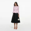 Pink Lace Peplum Top Pink Lace Peplum Top