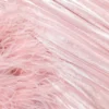 Pink Metallic Chiffon Feather Midi Dress Pink Metallic Chiffon Feather Midi Dress