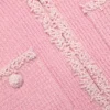 Pink Peplum Knit Midi Dress Pink Peplum Knit Midi Dress
