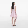 Pink Pointelle Diamante Knit Mini Dress Pink Pointelle Diamante Knit Mini Dress