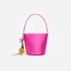 Pink Satin Bucket Bag Pink Satin Bucket Bag