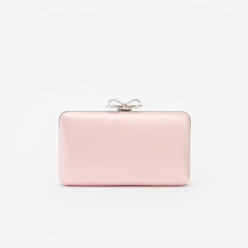 Pink Satin Clutch Bag Pink Satin Clutch Bag