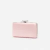 Pink Satin Clutch Bag Pink Satin Clutch Bag