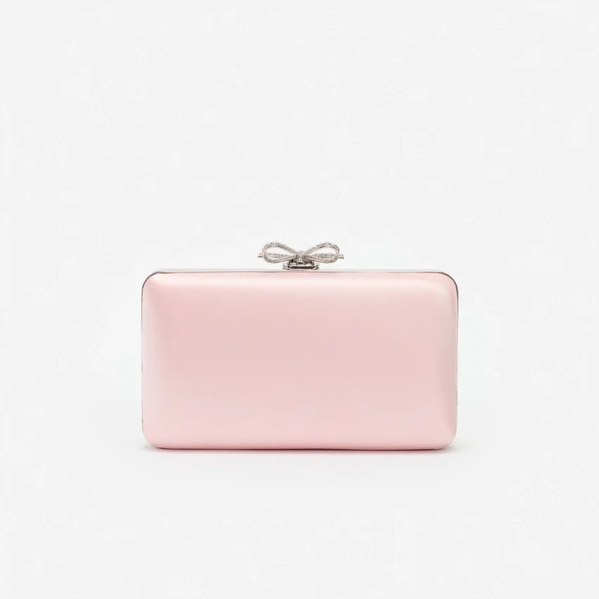 Pink Satin Clutch Bag Pink Satin Clutch Bag