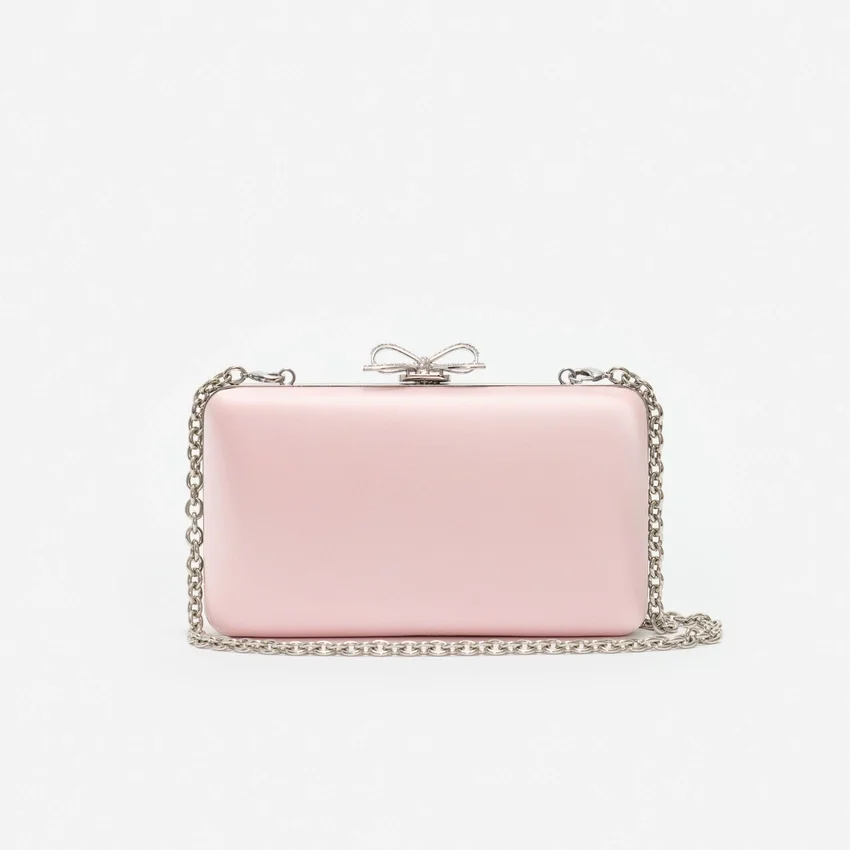 Pink Satin Clutch Bag Pink Satin Clutch Bag