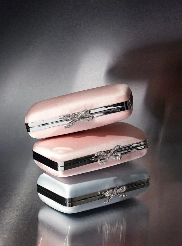 Pink Satin Clutch Bag Pink Satin Clutch Bag
