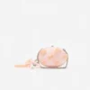 Pink Satin Floral Beaded Oval Clutch Pink Satin Floral Beaded Oval Clutch