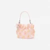 Pink Satin Floral Beaded Tote Bag Pink Satin Floral Beaded Tote Bag