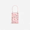 Pink Satin Floral Crystal Mini Bag Pink Satin Floral Crystal Mini Bag