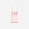 Pink Satin Floral Crystal Mini Bag Pink Satin Floral Crystal Mini Bag