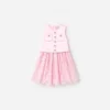 Pink Satin Lace Dress Pink Satin Lace Dress