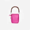Pink Satin Mini Tote Bag Pink Satin Mini Tote Bag
