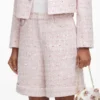 Pink Sequin Boucle Shorts Pink Sequin Boucle Shorts