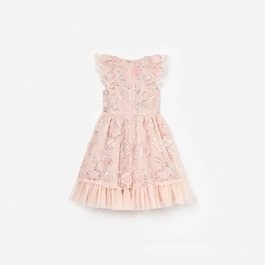Pink Sequin Embellished Dress Pink Sequin Embellished Dress