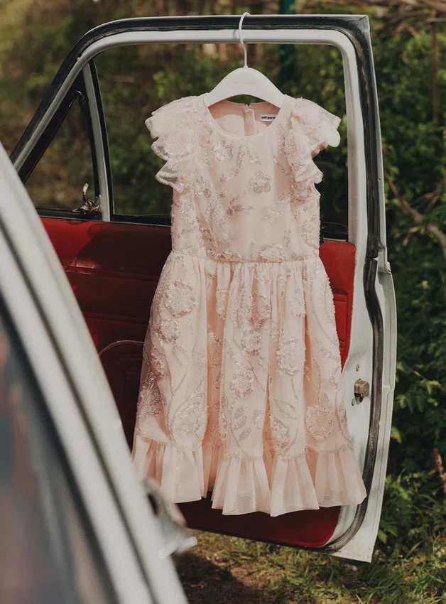 Pink Sequin Embellished Dress Pink Sequin Embellished Dress