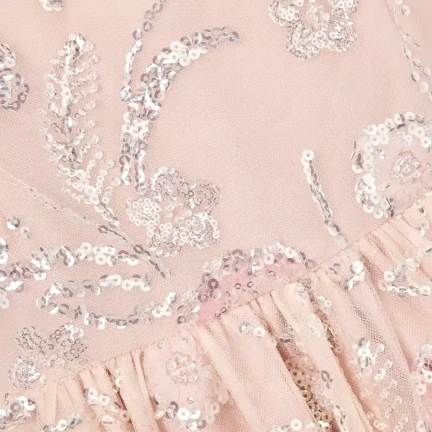 Pink Sequin Embellished Dress Pink Sequin Embellished Dress