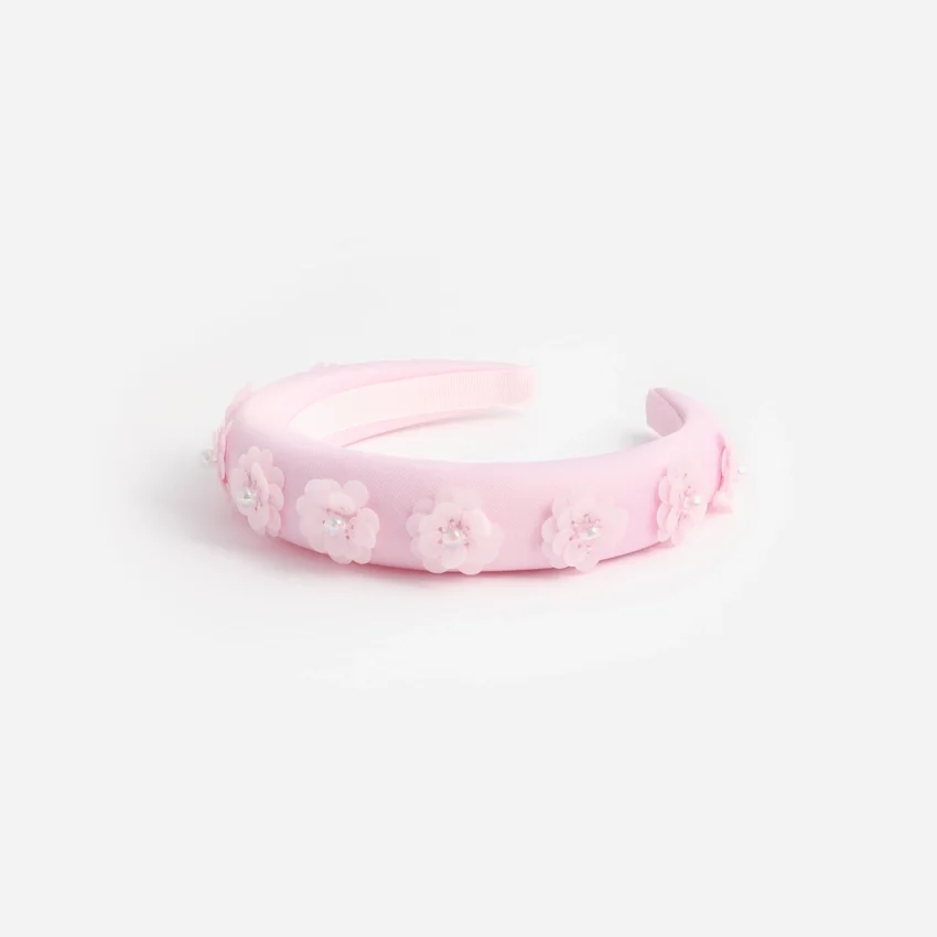 Pink Sequin Flower Headband Pink Sequin Flower Headband