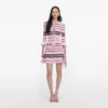 Pink Stripe Knit Mini Dress Pink Stripe Knit Mini Dress
