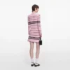 Pink Stripe Knit Mini Skirt Pink Stripe Knit Mini Skirt