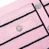 Pink Stripe Knit Mini Skirt Pink Stripe Knit Mini Skirt