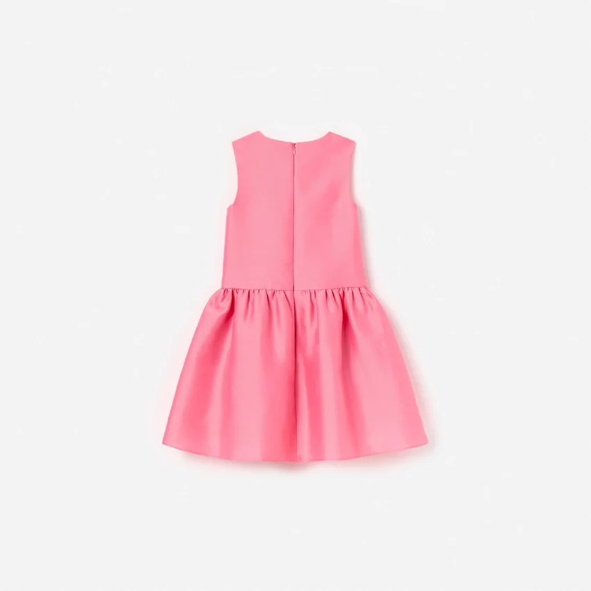Pink Taffeta Crystal Embellished Dress Pink Taffeta Crystal Embellished Dress