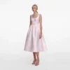 Pink Taffeta Midi Dress Pink Taffeta Midi Dress