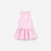Pink Taffeta Sequin Embellished Dress Pink Taffeta Sequin Embellished Dress