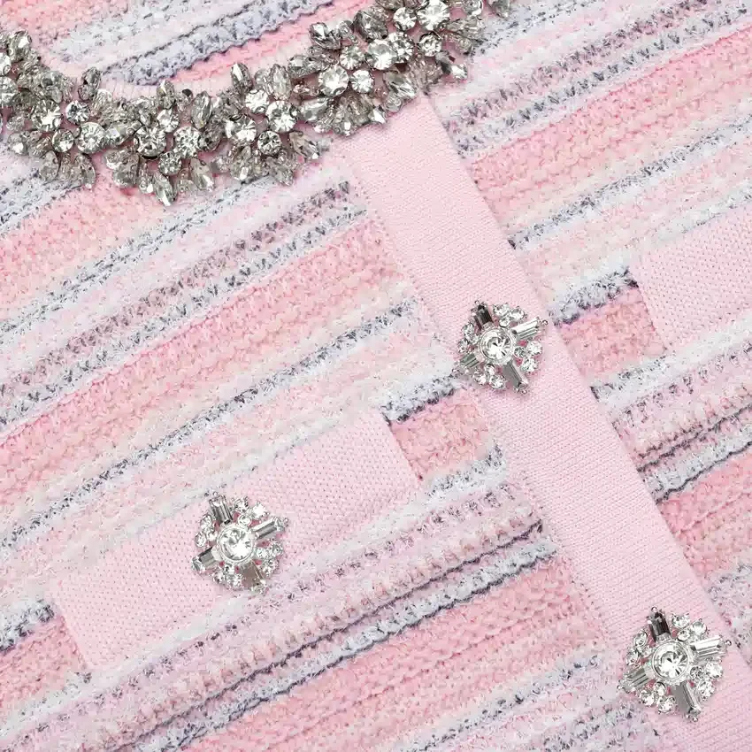 Pink Textured Cardigan Pink Textured Cardigan