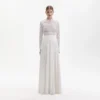 Pleated Crochet Floral Maxi Dress Pleated Crochet Floral Maxi Dress