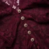 Plum Lace Ruffle Top Plum Lace Ruffle Top