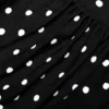 Polka Dot Draped Knit Midi Dress Polka Dot Draped Knit Midi Dress