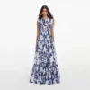 Printed Georgette Maxi Dress Printed Georgette Maxi Dress