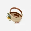 Raffia Charm Bucket Bag Raffia Charm Bucket Bag
