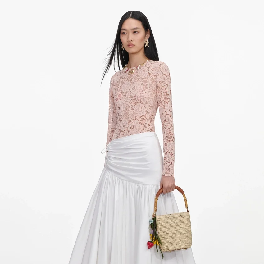 Raffia Charm Bucket Bag Raffia Charm Bucket Bag