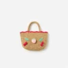Raffia Cherry Tote Bag Raffia Cherry Tote Bag