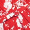 Red Floral Cotton Midi Dress Red Floral Cotton Midi Dress