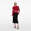 Red Viscose Cardigan Red Viscose Cardigan