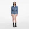 Rhinestone Denim Playsuit Rhinestone Denim Playsuit