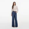 Rhinestone Stripe Denim Jeans Rhinestone Stripe Denim Jeans