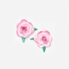 Rose Crepe Hairclips Rose Crepe Hairclips