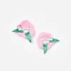 Rose Crepe Hairclips Rose Crepe Hairclips