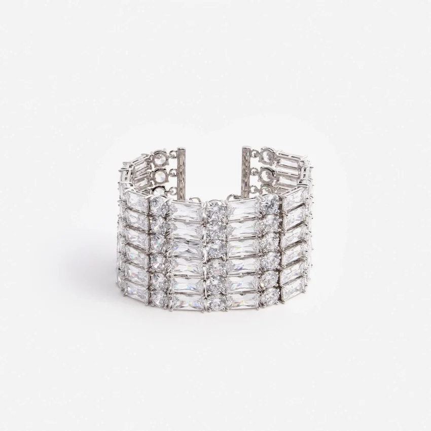 Silver Crystal Bracelet Silver Crystal Bracelet
