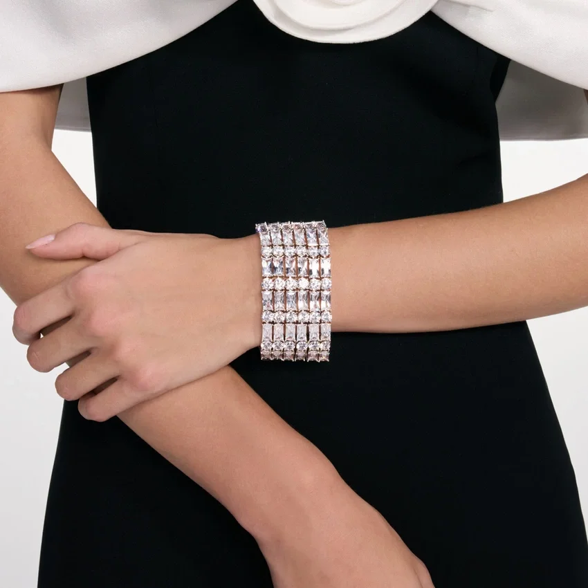 Silver Crystal Bracelet Silver Crystal Bracelet