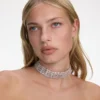 Silver Crystal Choker Silver Crystal Choker