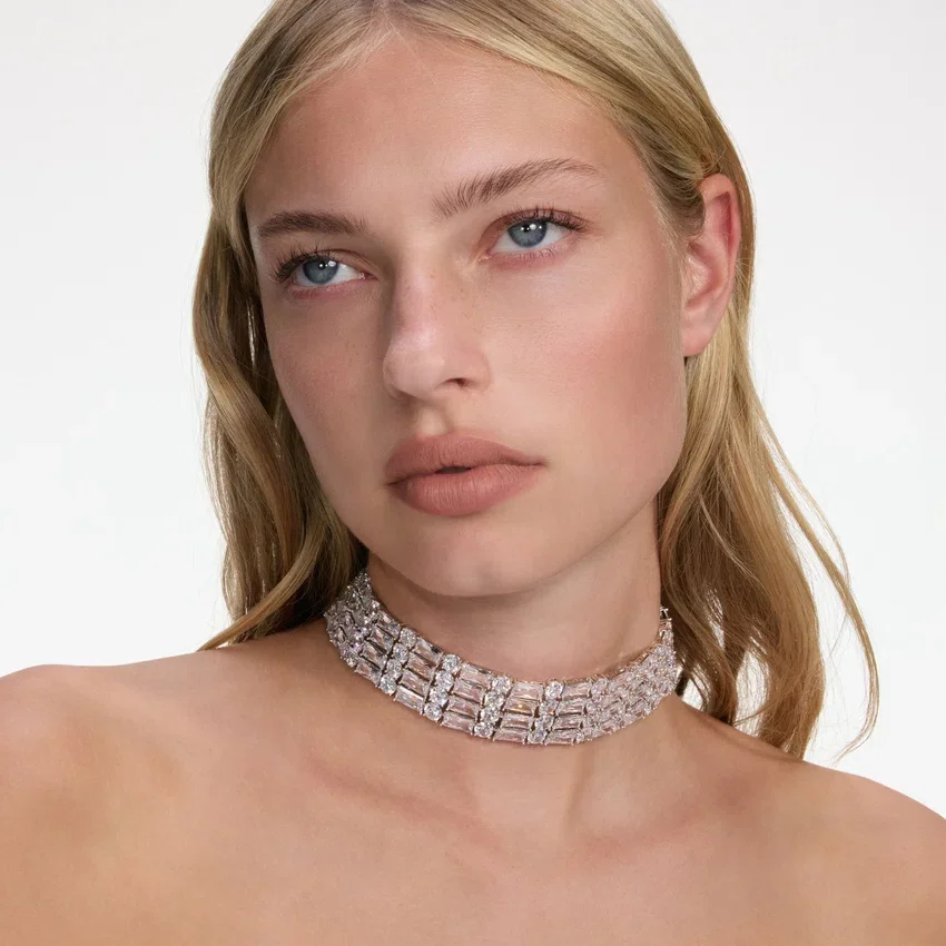 Silver Crystal Choker Silver Crystal Choker